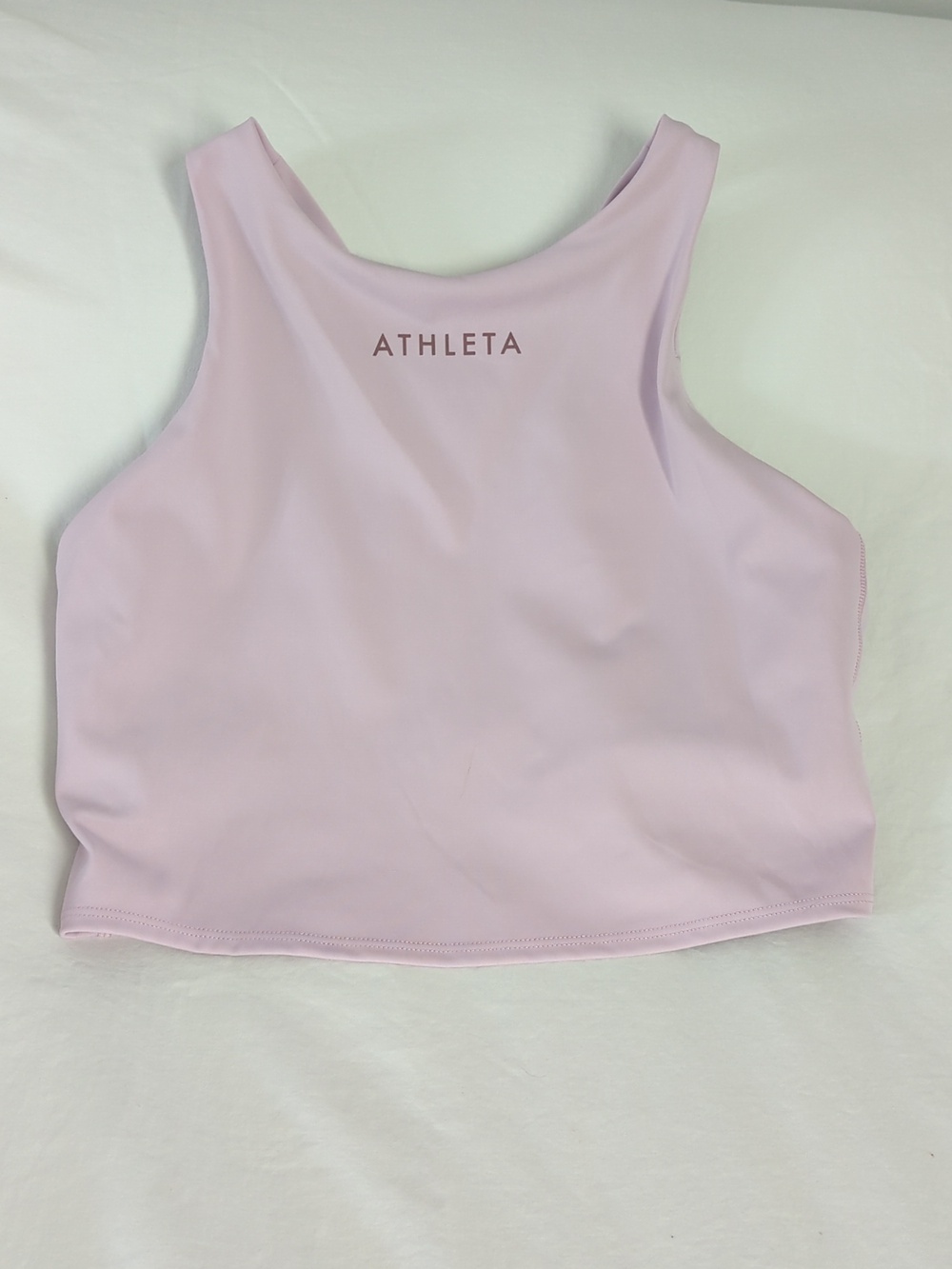Athleta Conscious Crop Train Tank Lilac/Light Pink Size M